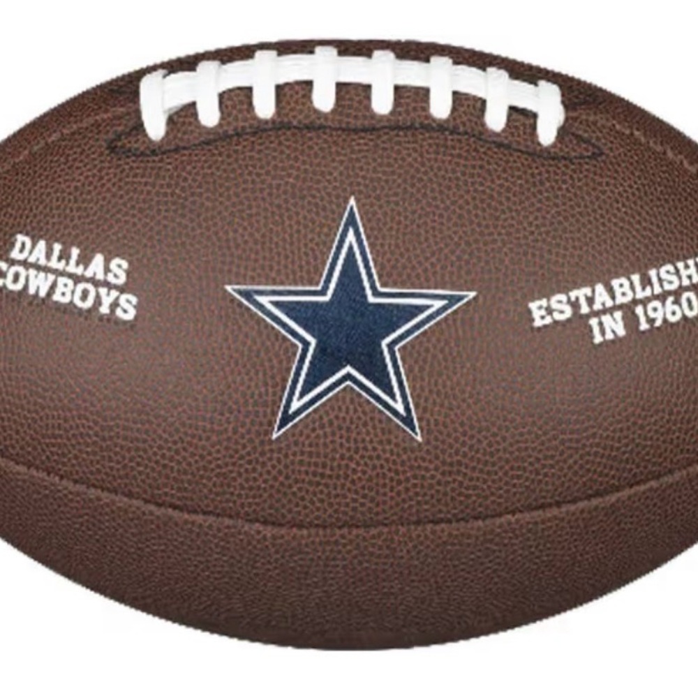 Wilson NFL Cowboys Brown Football